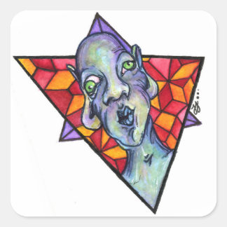 Adesivo Quadrado desfocamento