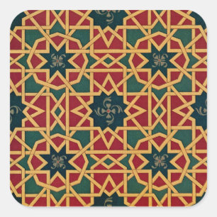 Adesivo Quadrado Design Árabe nº 1 em Emporio Moffa