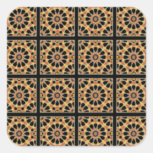 Adesivo Quadrado Design Árabe nº 3 em Emporio Moffa