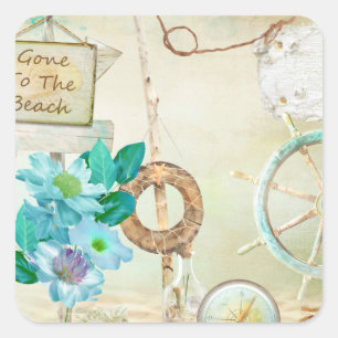 Adesivo Quadrado Design da Série Náutica 2