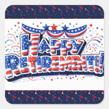 Design de Celebração de Aposentadoria Feliz Patrió