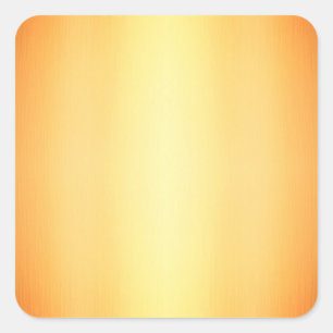 Adesivo Quadrado design de cor sólida ouro amarelo-