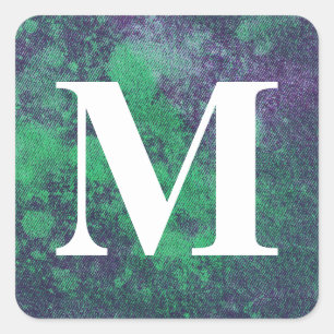 Adesivo Quadrado Design de Denim Lavado #2 @ Emporio Moffa