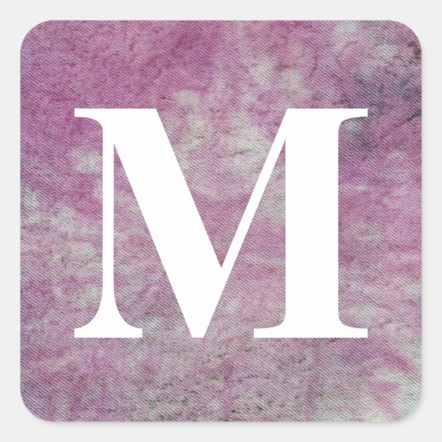 Adesivo Quadrado Design de Denim Lavado #4 @ Emporio Moffa (Frente)