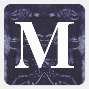 Adesivo Quadrado Design de Denim Lavado #8 @ Emporio Moffa