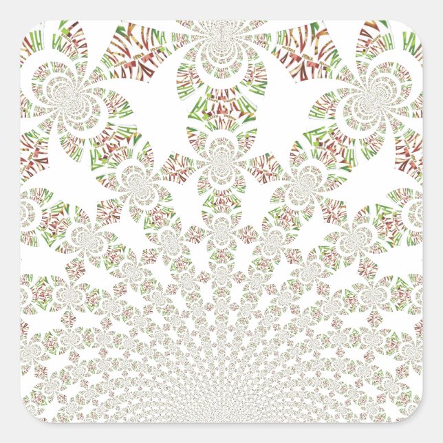 Adesivo Quadrado Design de Hakuna Matata Única: Serene Vibes (Frente)