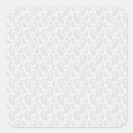 Adesivo Quadrado design de idioma quarenta