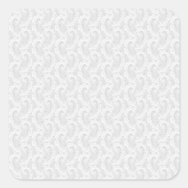 Adesivo Quadrado design de idioma quarenta (Frente)