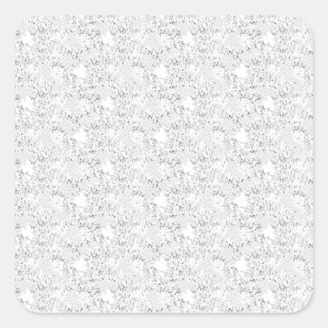 Adesivo Quadrado design de idioma três (Frente)