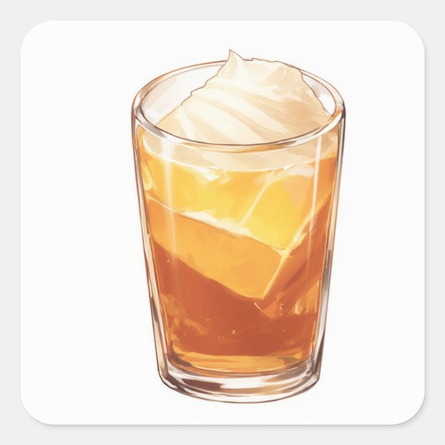 Adesivo Quadrado Design de inspiração criativa (Frente)