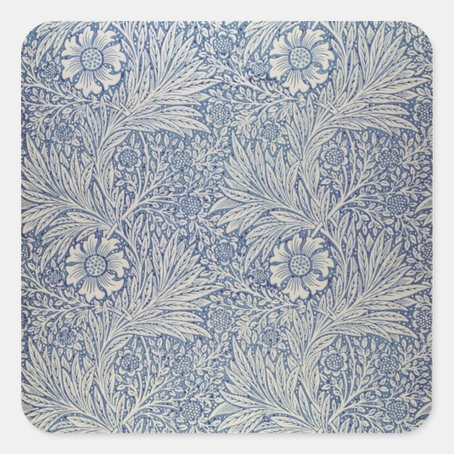 Adesivo Quadrado design de papel de parede 'Marigold', 1875 (Frente)