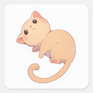 Adesivo Quadrado Design de Pastel Cujo