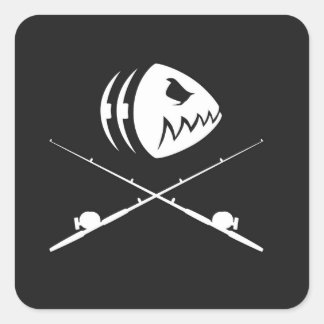 Adesivo Quadrado Design de Peixe