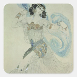 Adesivo Quadrado Design de roupa para o Salome