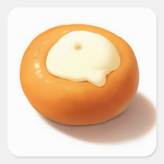 Adesivo Quadrado Design de Serene Cute