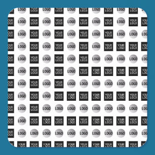 Adesivo Quadrado Design do padrão do logotipo Geométrico 2