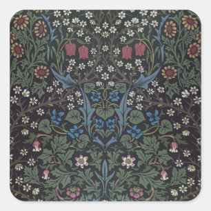 Adesivo Quadrado Design do papel de parede da "ameixoeira-brava",