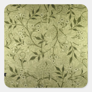 Adesivo Quadrado Design do papel de parede do "jasmim", 1872