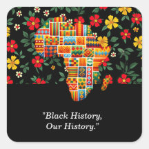 Design Floral Mês de História Negra