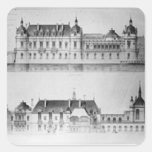 Adesivo Quadrado Design para a reconstrução da fachada norte