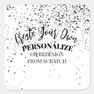Adesivo Quadrado Design personalizado
