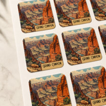 Design Retro de Viagem do Grand Canyon