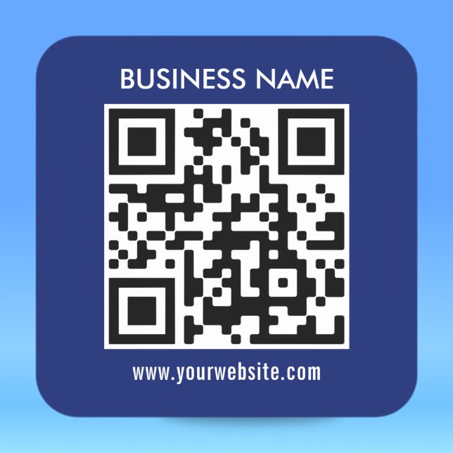 Adesivo Quadrado Design simples moderno | Carregue facilmente seu c (Criador carregado)