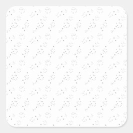 Adesivo Quadrado Design Vertical Oito