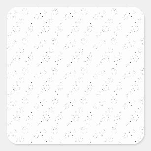 Adesivo Quadrado Design Vertical Oito