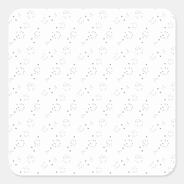 Adesivo Quadrado Design Vertical Oito (Frente)