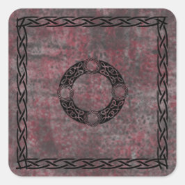 Adesivo Quadrado Designs de nó irlandeses