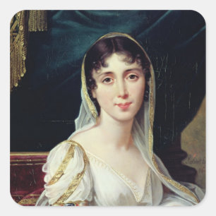 Adesivo Quadrado Desiree Clary Queen of Suecia, 1807