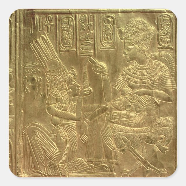 Adesivo Quadrado Detalhe da Linha do Ouro (Frente)