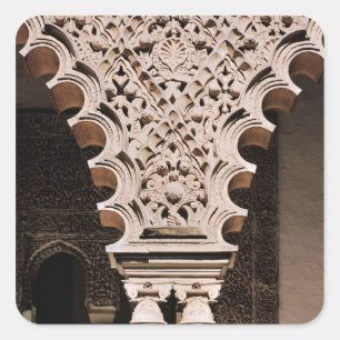 Adesivo Quadrado Detalhe de um dos arcos de polilobos de