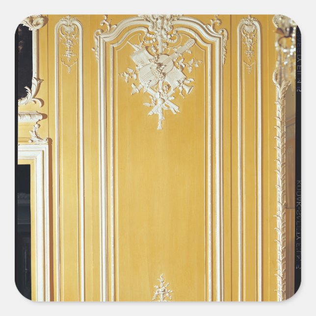 Adesivo Quadrado Detalhe de um painel da Sala Amarela (Frente)