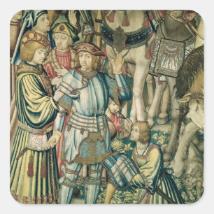 Adesivo Quadrado Detalhe de Uriah o Hittite