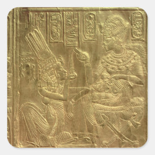 Adesivo Quadrado Detalhe do santuário dourado