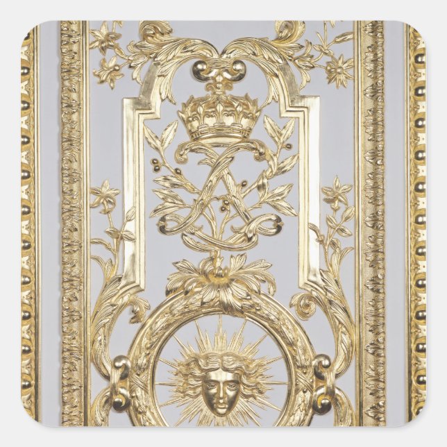 Adesivo Quadrado Detalhes do desdobramento (Frente)