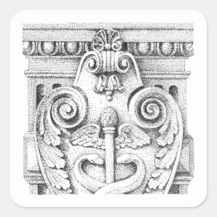 Adesivo Quadrado DETALHES Pequenos Autocolantes Quadrados