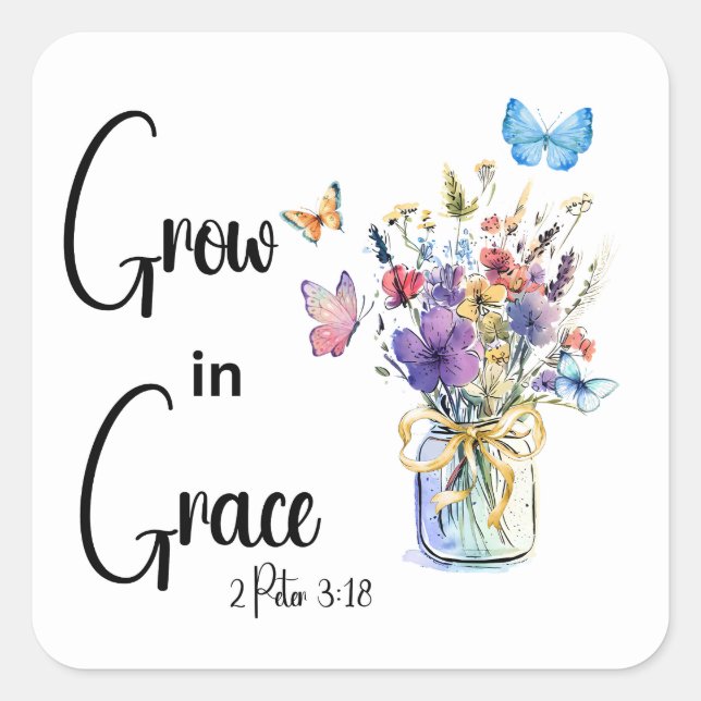 Adesivo Quadrado Deus é bom (Frente)