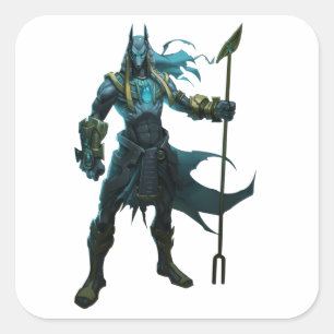 Adesivo Quadrado Deus Egípcio