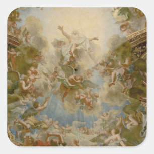 Adesivo Quadrado Deus omnipotente o pai - palácio de Versalhes