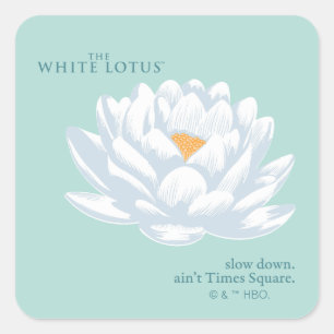 Adesivo Quadrado Devagar, Ain Times Square - O Lotus Branco