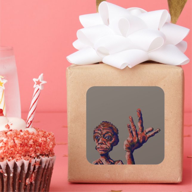 Adesivo Quadrado devo esperar (Festa)