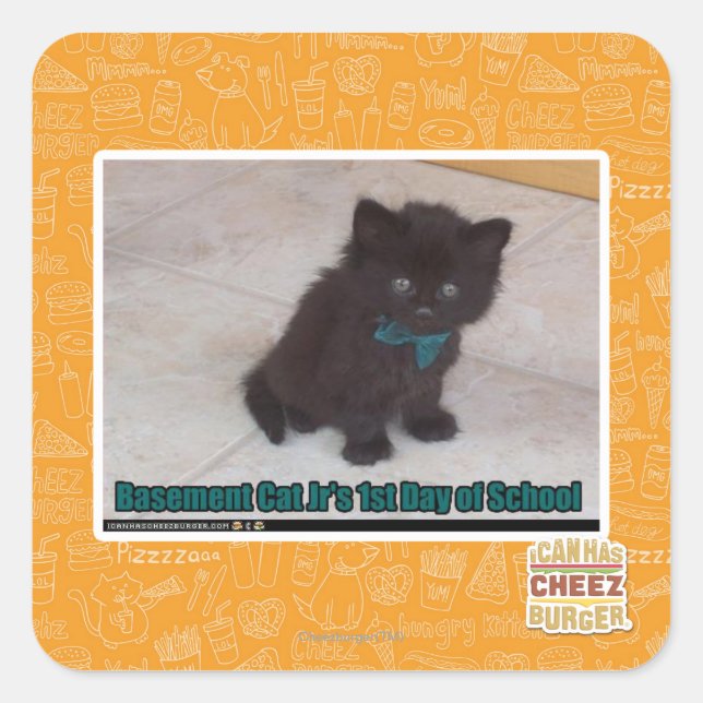 Adesivo Quadrado Dia da rua (Frente)