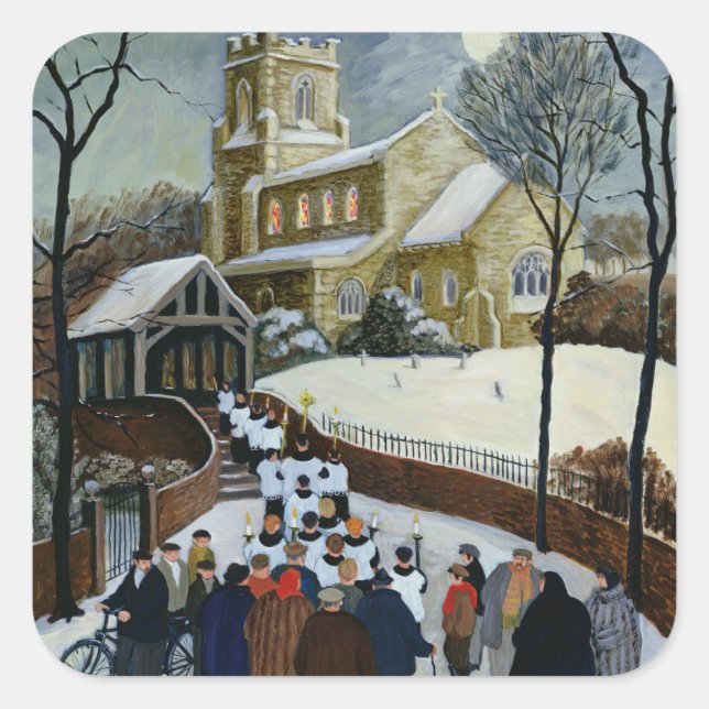 Adesivo Quadrado Dia da Salvação (Frente)