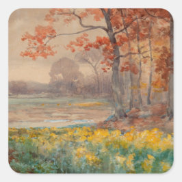 Adesivo Quadrado Dia das Cinzas Amarelas, 1911