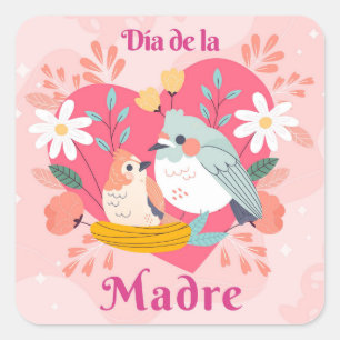 Adesivo Quadrado Dia Das Mães