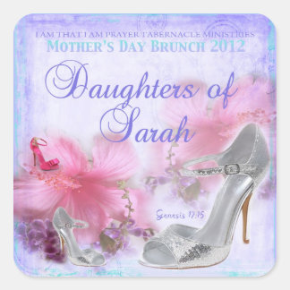 Adesivo Quadrado Dia de as mães