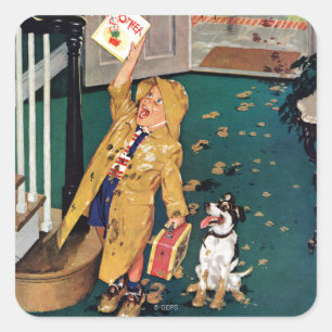 Adesivo Quadrado Dia de as mães Feliz